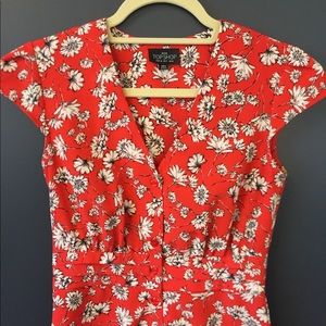 Topshop Floral Mini Dress!